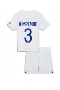 Fotbalové Dres Paris Saint-Germain Presnel Kimpembe #3 Dětské Třetí Oblečení 2022-23 Krátký Rukáv (+ trenýrky)